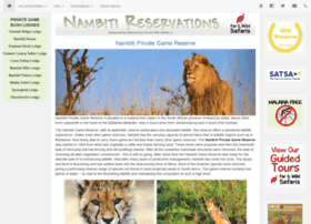 nambitireservations.co.za