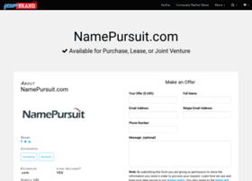 namepursuit.com