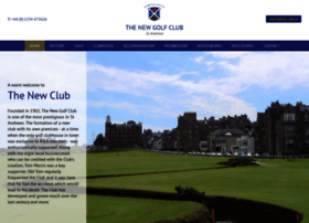 newgolfclubstandrews.co.uk