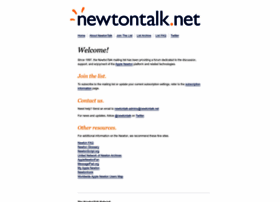 newtontalk.net