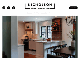 nicholsonbuilders.com