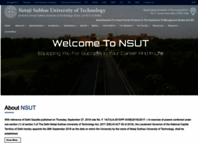 nsut.ac.in