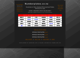 numberplates.co.nz