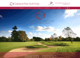 oaklandparkgolf.co.uk