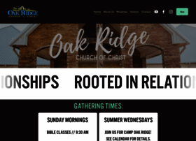 oakridgechurch.org