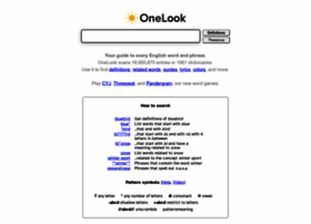 onelook.com