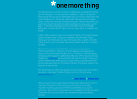 onemorething.com.au