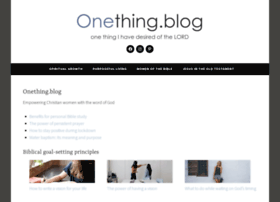 onething.blog