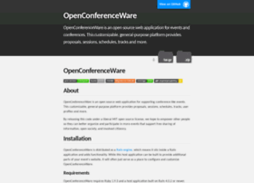 openconferenceware.org