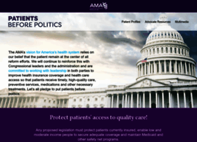 patientsbeforepolitics.org