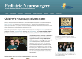 pediatricneurosurgery.org