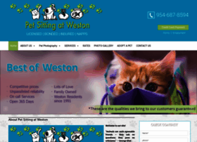 petsittingatweston.com