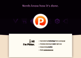 pieterdedecker.be