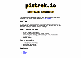 piotrek.io