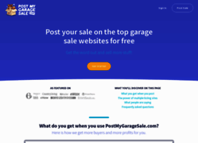 postmygaragesale.com
