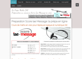 preparation-score-iae-message.fr
