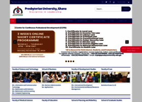 presbyuniversity.edu.gh