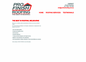 profinishroofing.com.au