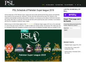 pslschedule.com.pk