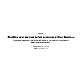 python-forum.io