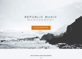 republicmusicmanagement.co.uk