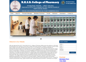 rksdcollegeofpharmacy.org