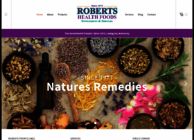 robertshealthfoods.com