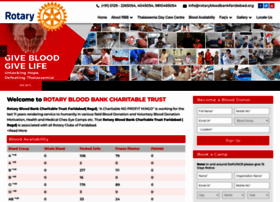 rotarybloodbankfaridabad.org