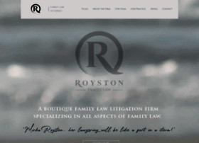 roystonfamilylaw.com