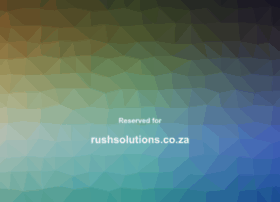 rushsolutions.co.za