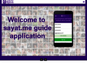 sayatme.guide