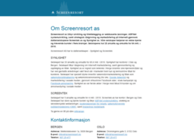 screenresort.no