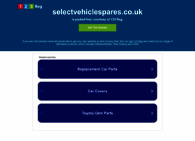 selectvehiclespares.co.uk