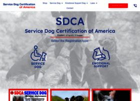 servicedogcertificationofamerica.com