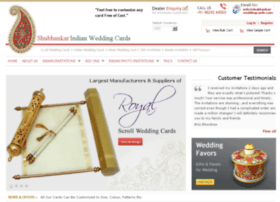 shubhankarweddingcards.com