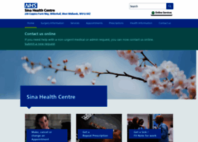 sinahealthcentre.nhs.uk