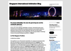 singaporeinternationalarbitration.com