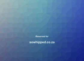 sowhipped.co.za