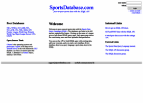 sportsdatabase.com