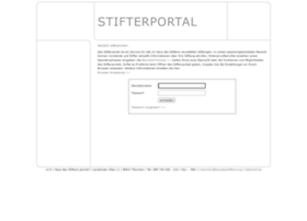 stifterportal.net