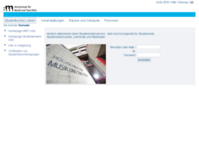studierendenservice.hfmt-koeln.de