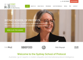 sydneyschoolofprotocol.com.au