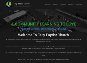 taltybaptistchurch.org