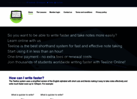 teelineshorthand.org