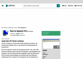 text-to-speech-pro.softonic.de