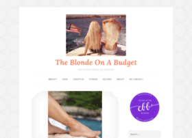 theblondeonabudget.com