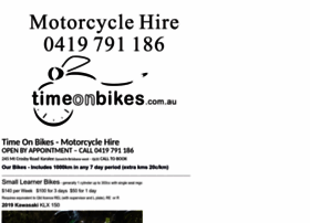 timeonbikes.com.au