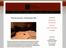 titleservicesrochester.com