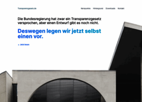 transparenzgesetz.de