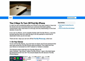 turnofffindmyiphone.com